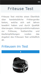 Mobile Screenshot of friteusetest.net