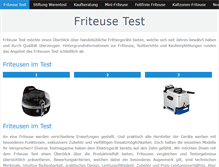 Tablet Screenshot of friteusetest.net